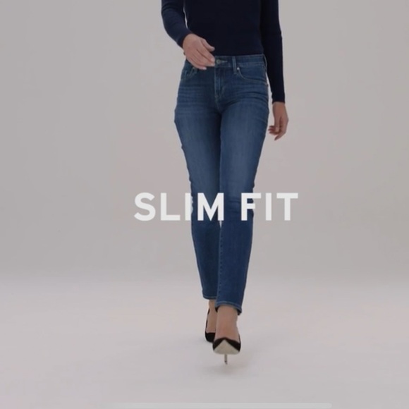 LEVI’S Classic Blue Skinny Jean Mid Rise Size 2 - Picture 3 of 15